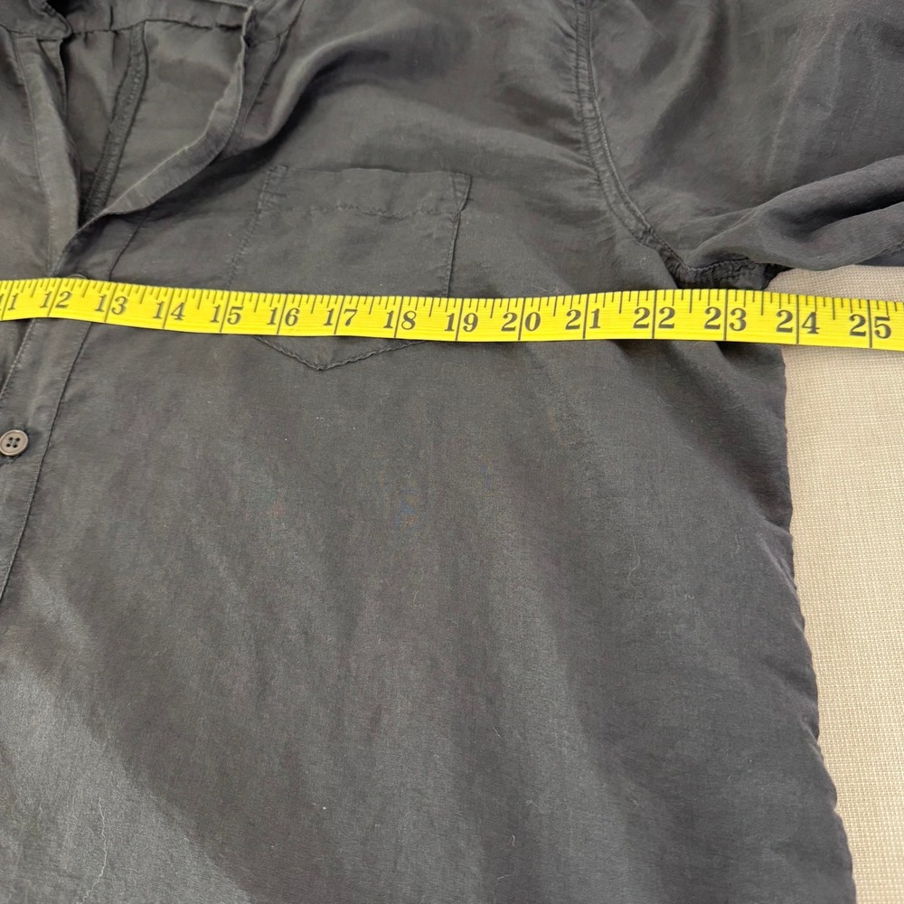 CP Shades Cotton/Silk Button Front Top - Picture 8 of 10